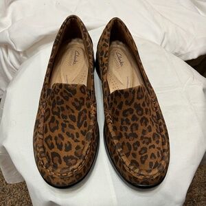 Clarks Leopard Loafer NEW!